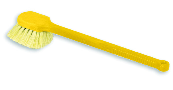 Rubbermaid Synthetic-Fill Wash Brush, 10 Yellow Plastic Block